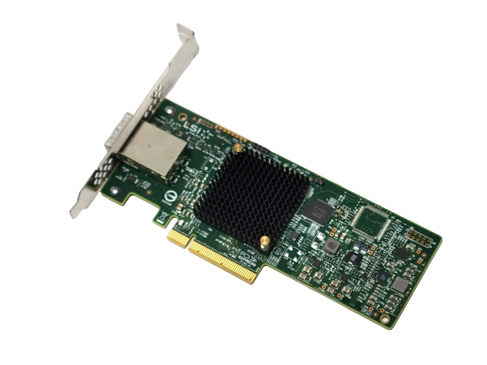 Adaptador de bus host SAS LSI SAS 9300-8e 8 puertos 12 Gb/s alto perfil Foto 1 de 3