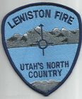 Lewiston - Utah's North Country, Utah  (4" x 4.5" size)  fire patch