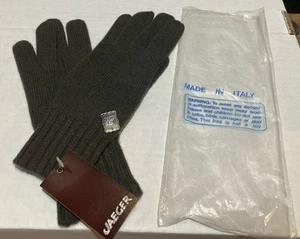 Vintage JAEGER 100% Lambs Wool Gloves Women’s Made in Italy Fits All Sizes NOS - Picture 1 of 12