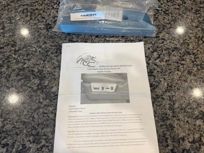 Paneles laterales basculantes de asiento de acero inoxidable cepillado de 2 piezas para Ford F-150 Raptor 10-14 Foto 1 de 4