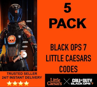 Black Ops 7 x Little Caesars 5 Codes! Sent by Message! SAME DAY! 24/7 Instant