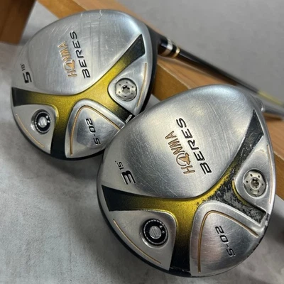 HONMA GOLF BERES S-02 Fairway Wood 2pcs Set Flex-R 2S ARMRQ 6 49 No H/C - Image 1 of 4