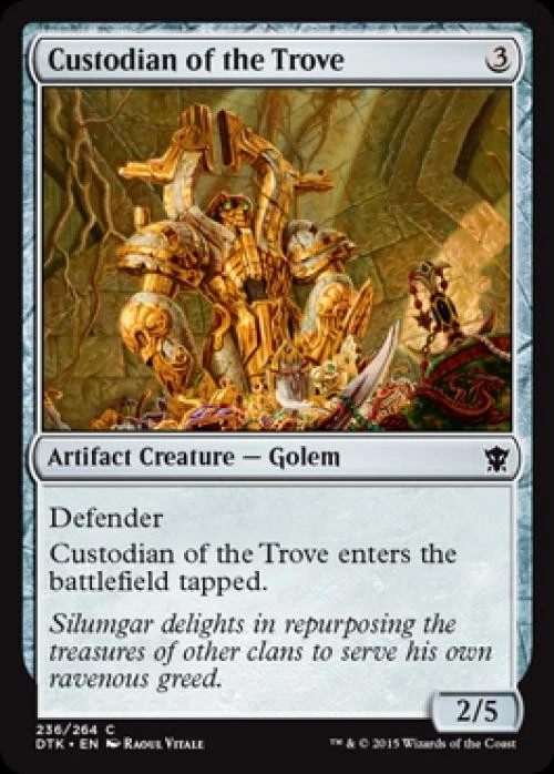 Custodian of the Trove -Foil Light Play MTG Dragons of Tarkir - Image 1 of 1