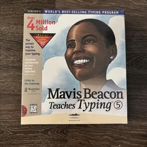 Mavis Beacon Teaches Typing 5 Windows 95/3.1 Version Factory Sealed Late 90’s - Picture 1 of 7