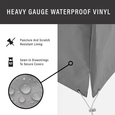 Juego de fundas para muebles grises Crosley y funda para 2 sillas Foto 1 de 2