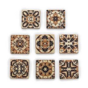 Vintage-inspired Wooden Buttons Sewing, Scrapbooking, and Craft Decor Set of 30 - Picture 1 of 10