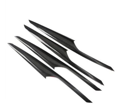 Cubierta de panel de puerta interior de fibra de carbono seca para BMW X3 G01 X4 2018-2021 4 PIEZAS Foto 1 de 4