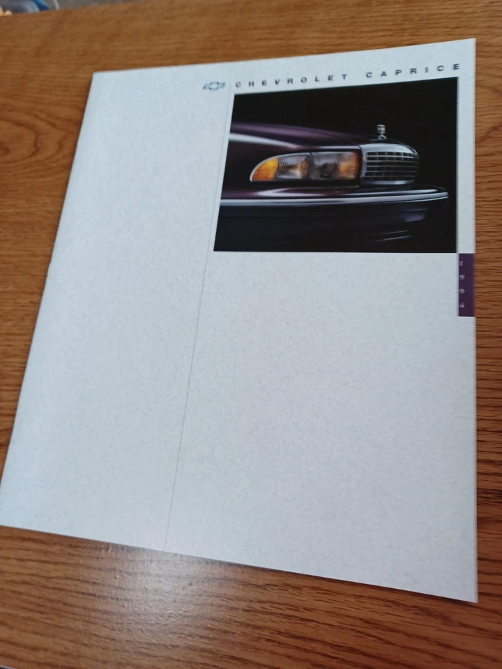 Оригинальная рекламная брошюра 1994 Chevrolet Caprice - Изображение 1 из 1