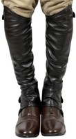 kniehoch L Vollnarbenleder Braun Riders Trend Damen Chaps Reitchaps kniehoch L Vollnarbenleder Braun Riders Trend Damen Chaps Reitchaps