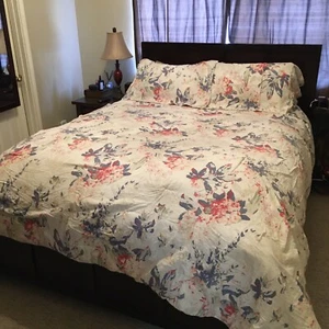 Ralph Lauren Home King Bettdecke mit 2 Kissenbezügen Veronique Estelle Floral - Bild 1 von 7