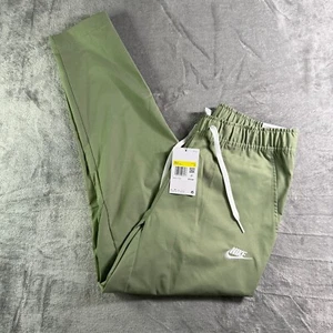 Nike Woven Pants Olive Green Casual Drawstring Lightweight Size S - Picture 1 of 10