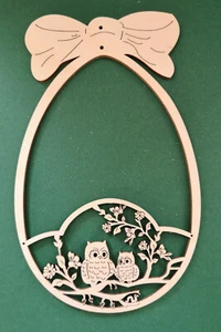 Golpes motivo huevo de Pascua con motivo huevo de Pascua búhos búhos NOVEDAD - Imagen 1 de 1