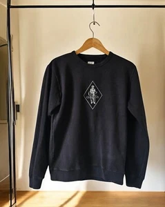 C.P. Company Sudadera Negra Con Logo Bordado Talla S - Imagen 1 de 15