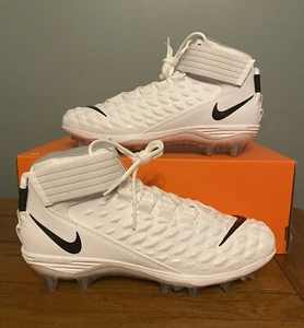Nike Force Savage Pro 2 Football Cleats White Black Men's Size 10.5 AH4000-100 - Picture 1 of 10