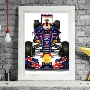 RED BULL - Formula 1 Car Poster Picture Print Sizes A5 to A0 **FREE DELIVERY** - Picture 1 of 14