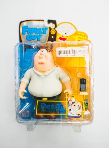Family Guy Peter Griffin Action Figure Series 1 RARE Eye Variant NIB Mezco Toy! Cover