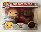 Funko Pop! WWE: Hulk Hogan & Mr. T 2 Pack Vinyl Figures With Protector New