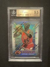 1994 Finest Refractor w/ Coating Michael Jordan #331 BGS 9.5 GEM MINT POP 27