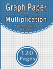 Graph Paper For Multiplication 8.5" × 11": Large Grid Paper With 1/4 Inch Square