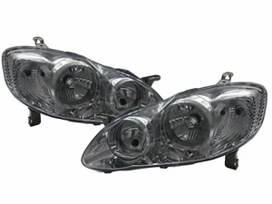 LIMO E120 2003-2008 Sedan 4D Clear Halogen Headlight Chrome US for TOYOTA LHD - Picture 1 of 4
