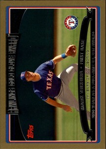 2006 (RANGERS) Topps Gold #244 Mark Teixeira GG 