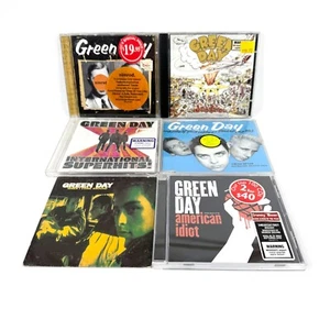 Green Day CD Lot x6 American Idiot, International Superhits, Nimrod, Dookie - Picture 1 of 4