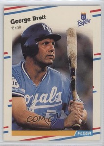 1988 Fleer Glossy George Brett #254 HOF