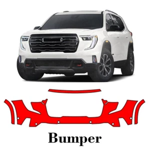 Front bumper PreCut PPF Paint Protection Film For GMC Acadia 2024-2025 - Picture 1 of 6