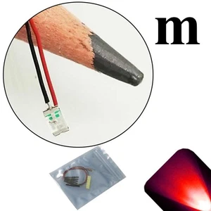 20 x 12v 1206 3216 Red SMD LED Pre-Wired Light Soldered Leads 9v 18v 6v 5v 14v - Picture 1 of 4