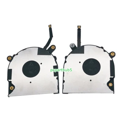 New Dell XPS 13 7390 2-in-1 Laptop CPU & GPU Cooling Fan 0VDFK8 L+R One Pair Fan - Image 1 of 2