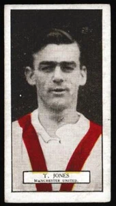 Pattreiouex - 'Footballers Series (Brown)' (1927) - T. Jones (Manchester United) - Picture 1 of 2