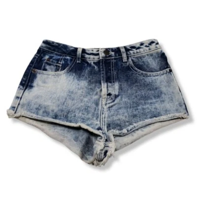 Pantalones Cortos Topshop Moto Talla W26 Pantalones Cortos Vaqueros Pantalones Cortos Daisy Dukes Botín Pantalones Cortos  Foto 1 de 4