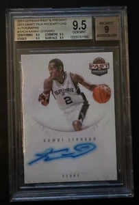 2011-12 Panini Past & Present Kawhi Leonard Rookie Auto BGS 9.5 Auto 9 SP - Picture 1 of 2