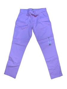 Osh Kosh B’Gosh Casual Skinny Pants Girls Size 12 Purple Belted NWT - Picture 1 of 7