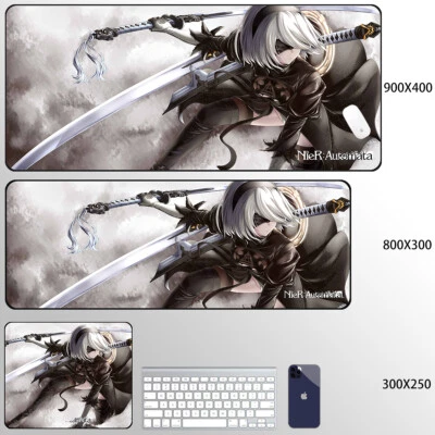 Alfombrilla de ratón con teclado de anime NieR:Automata 2B alfombrilla de ratón con disfraces regalos #9 Foto 1 de 4