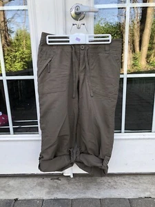 The North Face women’s haki Cargo Pants size 0/1 - Picture 1 of 6