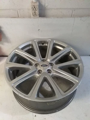 2016-2017 Ford Explorer Wheel Rim 20x8-1/2 Aluminum 10 Spoke Painted Silver TPMS - Image 1 of 4