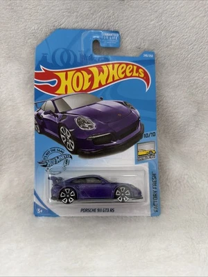 Porsche 911 GT3 RS 2019 púrpura nuevo de fábrica 10/10 Hot Wheels Foto 1 de 4