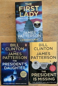 James Patterson Bücher Konvolut mit Bill Clinton & den First Lady Krimis - Bild 1 von 12