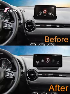 Head Unit For Mazda 2 CX-3 2014-2021 Car Stereo Radio GPS Navi WIFI Android 12 - Picture 1 of 10