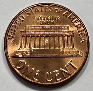 1983 Double Die Reverse DDR Lincoln Memorial Cent Penny GEM BU RED MS #7519 - Picture 1 of 5