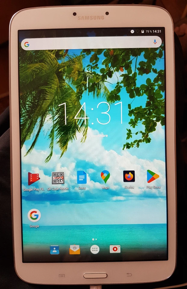 Tablette 8" Samsung Galaxy TAB 3, Android 7.1.2, comme neuve - Photo 1/4