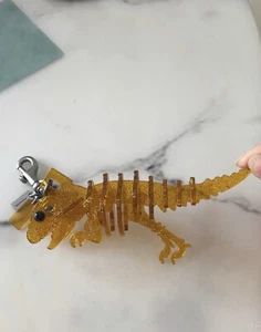 Coach Yellow Rexy Bag Charm / FOB Dinosaur - Picture 1 of 3