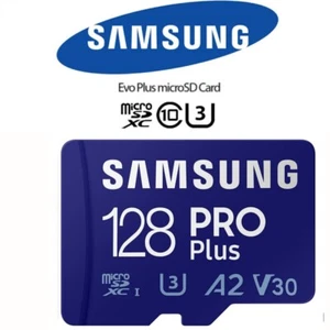 128GB Samsung PRO Plus Micro SD Card Class 10 SDXC U3 A2 V30 4K TF Memory Card - Picture 1 of 3