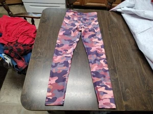 Old Navy Active Power Soft Multi-Colored Camo Leggings Size Girl's 10/12 - Picture 1 of 2