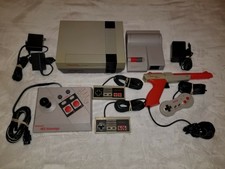 NES Nintendo System w/ Peripherals and Games - LOT - As is