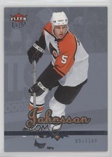 2005-06 Fleer Ultra Ice Medallion /100 Kim Johnsson #145
