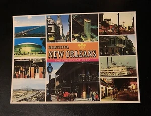 Beautiful New Orleans Louisiana Crescent City Multiview Continental VTG Postcard - Picture 1 of 4
