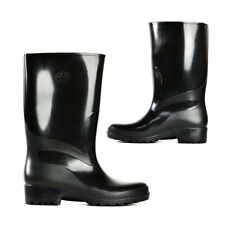 Ladies Youth Boots Bata Weatherguard Black Gumboot Midcalf Size AU 5 EU 36