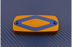 Berms-und Kupplungsbehalterdeckel Vorne Gold-Blau HONDA CB1300 N/S/ABS 1998-2013 - Picture 1 of 3